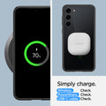 ACS05669 - Galaxy S23 Plus Case Ultra Hybrid in black Simply charge wireless check. power share check. USB-C cable check.