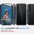 ACS05668 - Galaxy S23 Plus Case Ultra Hybrid in crystal clear only compatible with S23+ not compatible with galaxy s23 and s23 ultra.