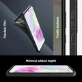 ACS07519 - Galaxy A35 5G Case Liquid Air in Matte Black flexible TPU, tactile buttons, Minimal added depth