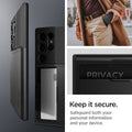 ACS07306 - Galaxy S24 Ultra Case Slim Armor CS in Black showing how keeping it secure. Safeguard both your personal information and your device