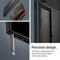ACS07306 - Galaxy S24 Ultra Case Slim Armor CS in Black showing the precision design. Precisely designed to fit seamlessly and utilize all functionalities