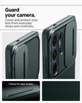 ACS08970 - Galaxy S25 Ultra Case Optik Armor in Abyss Green guard your camera. cover and protect your lens from everyday drops and scratches. Cutout for easy access