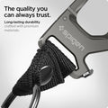 AHP04505 - Carabiner + Keyring in gunmetal showing the quality you can always trust, long-lasting durability crafted with premium materials