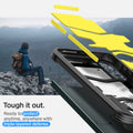 ACS05720 - Galaxy S23 Case Tough Armor in abyss green tough it out. Ready to protect anytime , anywhere with tripe layered defense.