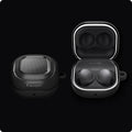 ASD01276 - Galaxy Buds 2 Pro / 2 / Pro / Live Case Rugged Armor in matte black showing case with open.