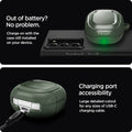 ASD02474 - Galaxy Buds 2 Pro / 2 / Pro / Live Case Rugged Armor in military green Out of battery? No problem. Charge on with the case still installed on your device. Charging port accessibility. Large detailed cutout for any sizes of USB-C charging cable.