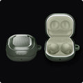 ASD02474 - Galaxy Buds 2 Pro / 2 / Pro / Live Case Rugged Armor in military green showing case with open.