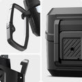 ACS08332 - Galaxy Buds 3 Pro Lock Fit in Matte Black showing front, side, back.