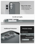 ACS09426 - Galaxy S25 Edge Case Liquid Crystal in Space Crystal showing the long lasting clarity that preserves the originality with quality. As slim as it gets. Additional Protection. Precision design. Tactile buttons and accessibility