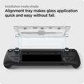 AGL05600 - Steam Deck Screen Protector EZ FIT GLAS.tR showing the  installation made simple. Alignment tray makes glass application quick and easy without fail
