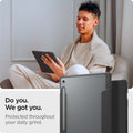 ACS09446 - Galaxy Tab S10 FE+ Case Ultra Hybrid Pro in Black showing the protection throughout your daily grind