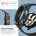 ACS06501 - Galaxy Watch 6 (40mm) Case Rugged Armor Pro in black  precise fitment. perfect fit for the galaxy watch 6 with precise cutouts for easy button access. designed for samsung. 