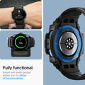ACS08336 - Galaxy Watch 7 (40mm) Rugged Armor Pro in Matte Black fully functional. Smart design and sleek design allows you to utilize all functionalities.