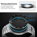 ACS08339 - Galaxy Watch 7 (44mm) Bezel Tune in Black strong attachment. precisely designed with premium adhesive tape which doesn't fall off easily. stainless steel. adhesive tape.