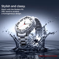 ACS08343 - New Galaxy Watch Bezel Tune Pro in Silver stylish and classy. Match with the modern fit 316L band to achieve a homogeneous design. Watch band is not included.