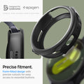 ACS07900 - Galaxy Watch 7 (44mm) Liquid Air in Matte Black  precise fitment. form fitted design for galaxy watch6 and precise cutouts or easy button access. designed for samsung.