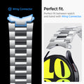 AMP08341 - Galaxy Watch 7 (44mm) Modern Fit 316L Band in Silver wing connector. Perfect fit. perfect fit between watch and band with wing connector.