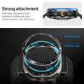 ACS08428 - Galaxy Watch Ultra (47mm) Bezel Tune in Black strong attachment. precisely designed with premium adhesive tape which doesn't fall off easily. stainless steel. adhesive tape.