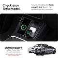 ACP09019 -  3 in 1 Charging Organizer | TO272 Model 3 (2021 - 2023) showing compatibility