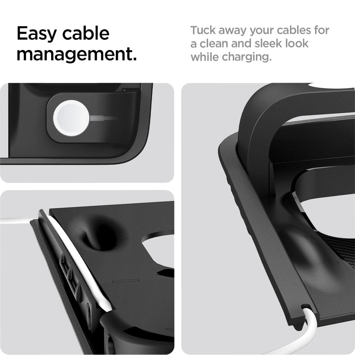 ACP09019 -  3 in 1 Charging Organizer | TO272 Model 3 (2021 - 2023) showing easy cable management