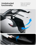 ACP09759 - Tesla Model Y Juniper Trunk Sill Guard | TG100-YJ in black showing the unobstructed functionality