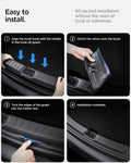 ACP09759 - Tesla Model Y Juniper Trunk Sill Guard | TG100-YJ in black showing the easy to install instructions