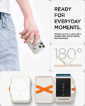 AFA07616 - MagSafe Card Holder Tintap (MagFit) in Dune Beige showing ready for everyday moments.