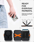 AFA07617 - MagSafe Card Holder Tintap (MagFit) in Black showing ready for everyday moments