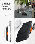 AFA07617 - MagSafe Card Holder Tintap (MagFit) in Black showing double sided magnet