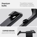 ACP06041 - Tesla Model Y Backseat Seatbelt Guide in black premium build. thoughtfully designed using premium materials for a seamless experience. curved design smooth beveled edges prevent additional wear to your seat belt.