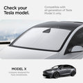 ACP09094 - Tesla Model X TO263 (2022-2025) Cryoshade in black check your tesla model. compatible with all generation of tesla model x only. Model x uniquely designed for tesla windshields.