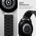 600WB24980 - Galaxy Watch Band (20mm) Modern Fit in black quick release pin. easy to install and remove with quick release pins.