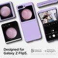 ACS06232 - Galaxy Z Flip 5 Case AirSkin in rose purple showing the compatibility only with Galaxy Z Flip 5