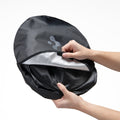 ACP09094 - Tesla Model X TO263 (2022-2025) Cryoshade in black  showing hands putting the shade cover away