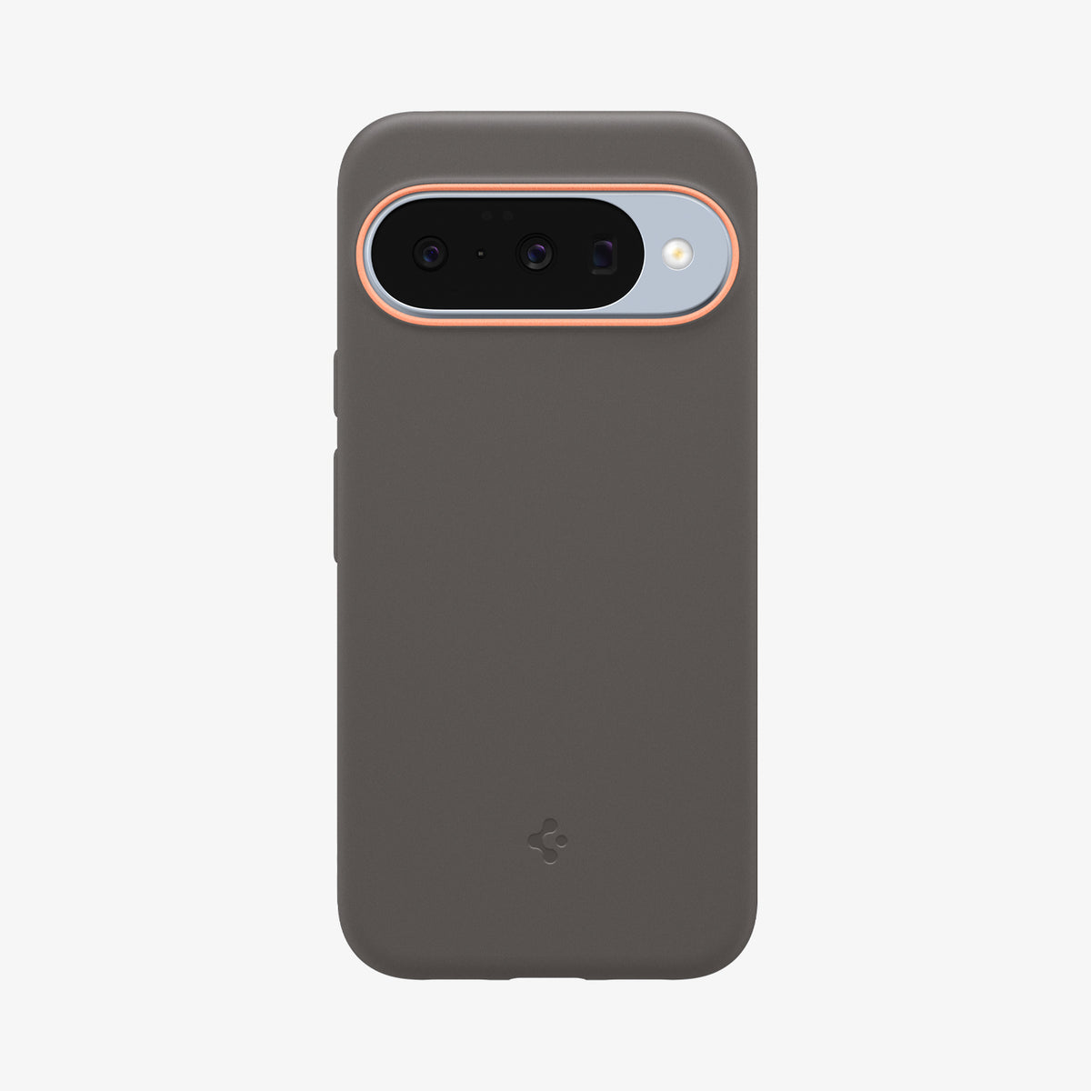 ACS09712 - Pixel 10 Pixel 10 Pro Case Nano Pop (MagFit) in Papaya Gray showing the back
