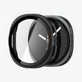 ACS11597 - Galaxy Watch 9 (40mm) Thin Fit 360 showing the case and screen protector separated in a close-up exploded view