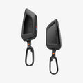 ACS10425 - BMW Key Fob Cover | BK100 in Matte Black showing the inner and back. 