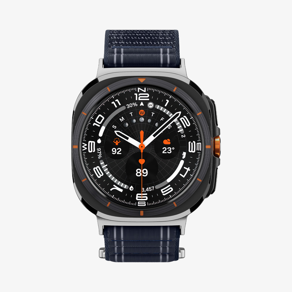 AMP10148 - Galaxy Watch Ultra WBF0 in navy showing the front