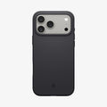 ACS09902 - iPhone 17 Pro Max Silicone Fit (MagFit) Case in black showing the back