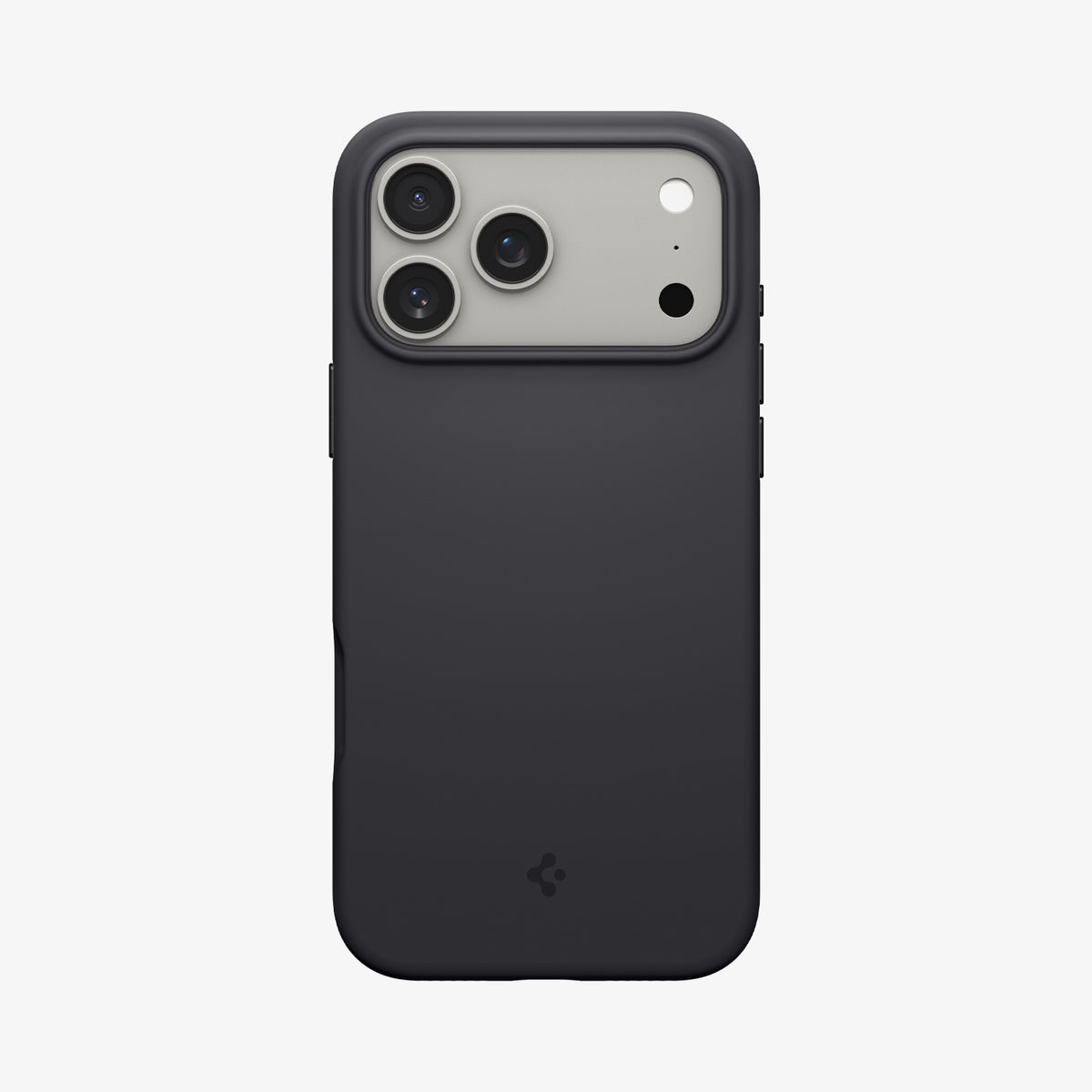 ACS09955 - iPhone 17 Pro Silicone Fit (MagFit) Case in black showing the back