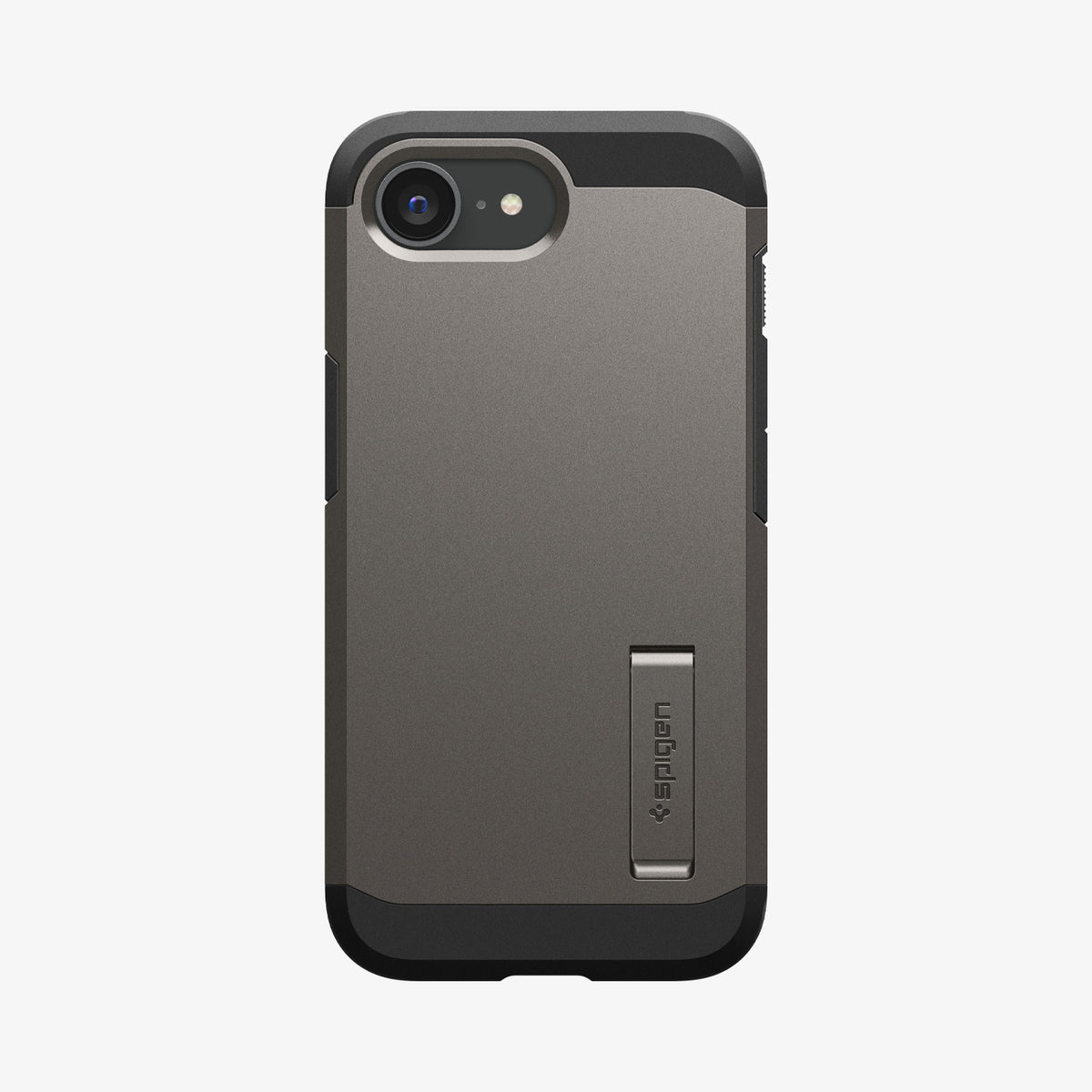 ACS09136 - iPhone 17e Case Tough Armor AI (MagFit) in Gunmetal showing the back