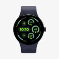 AMP09485 - Pixel Watch 4 (41mm) Nano Pop in Blueberry Navy showing the front