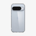 ACS09715 - Pixel 10 / Pixel 10 Pro Case Ultra Hybrid in crystal clear showing the back