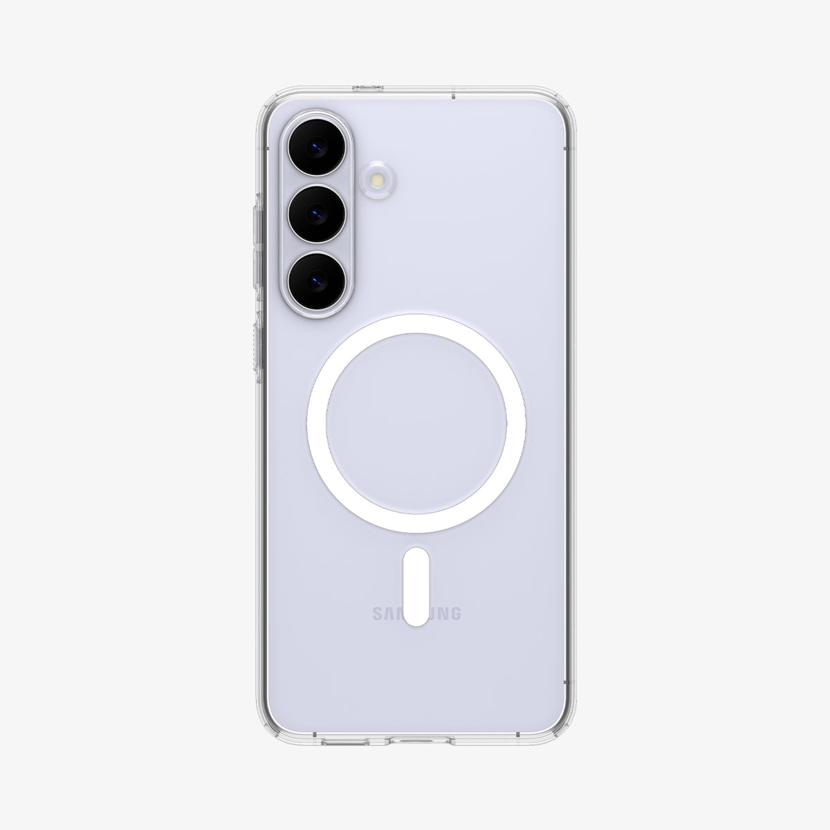 ACS10024 - Galaxy S25 FE Crystal Flex (MagFit) Case in crystal clear showing the back