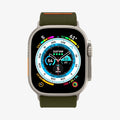 AMP05985 - Apple Watch Series (Apple Watch (49mm)/Apple Watch (45mm)/Apple Watch (42mm)) Watch Band Lite Fit Ultra in khaki showing the front
