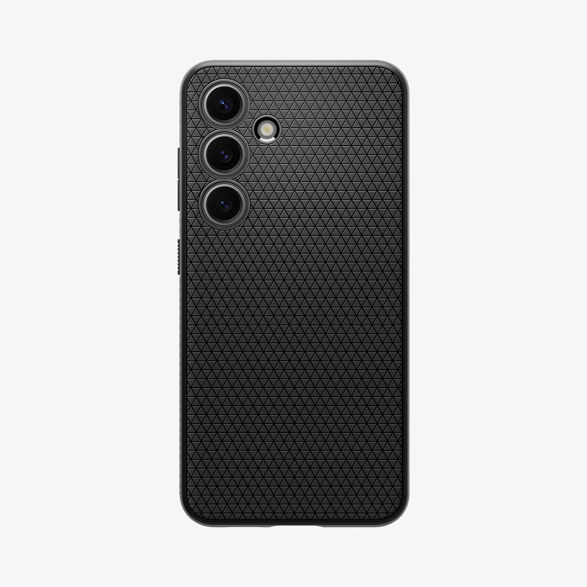 ACS07327 - Galaxy S24 Plus Case Liquid Air in Matte Black showing the back