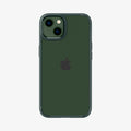 ACS04562 - iPhone 13 Case Ultra Hybrid in Midnight Green showing the back