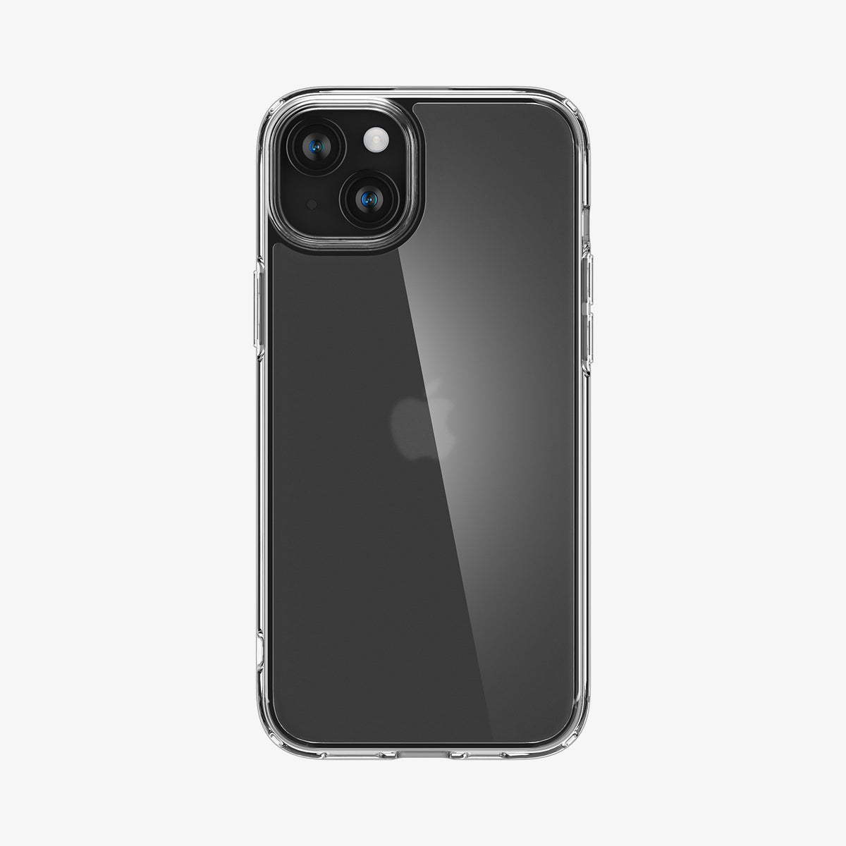 ACS06796 - iPhone 15 Case Ultra Hybrid in frost clear showing the back