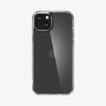 ACS06655 - iPhone 15 Plus Case Ultra Hybrid in frost clear showing the back