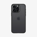 ACS06568 - iPhone 15 Pro Max Case Ultra Hybrid in frost black showing the back